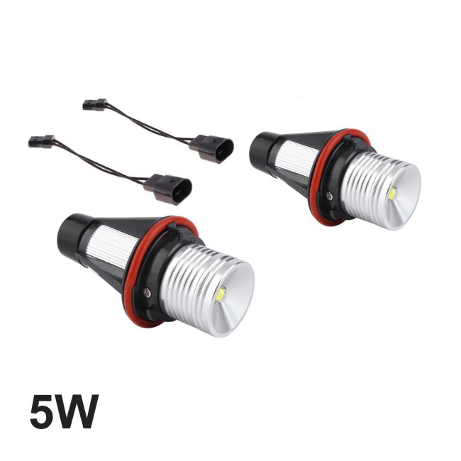 Angel Eyes LED Markers set - 5W for BMW E39 / E53 / E60 / E63 / E65 / E87, white