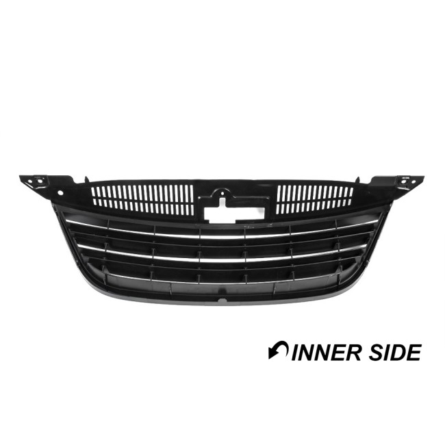 Badgeless grill for VW Tiguan (07-11), black - Bilde 2