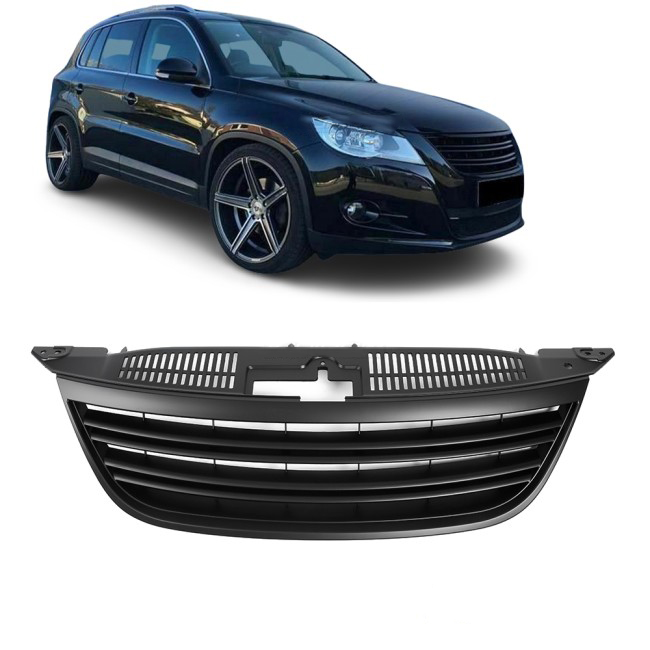 Badgeless grill for VW Tiguan (07-11), black