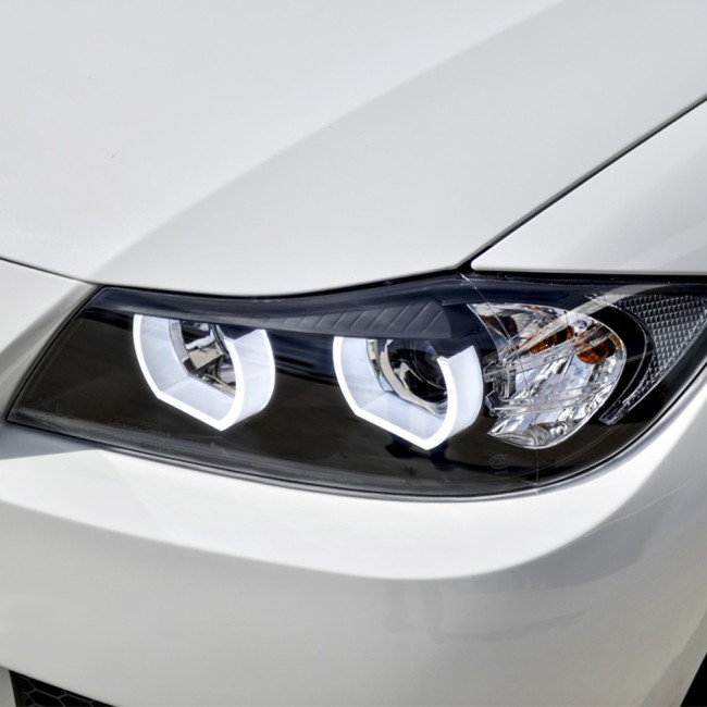 DTM style Xenon Headlights for BMW E90 / E91 PRE-LCI (05-08) - Bilde 3