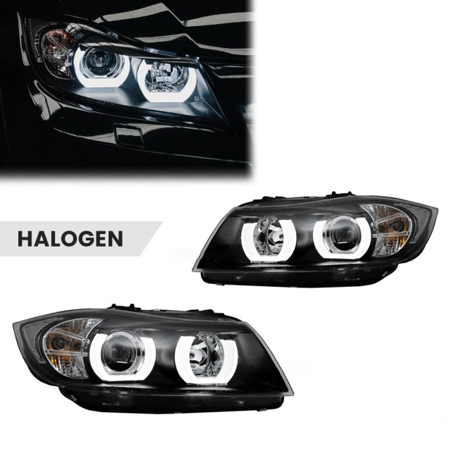 DTM style Xenon Headlights for BMW E90 / E91 PRE-LCI (05-08)
