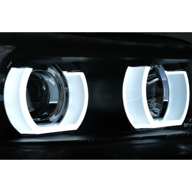 DTM style Xenon Headlights for BMW E90 / E91 PRE-LCI (05-08) - Bilde 10
