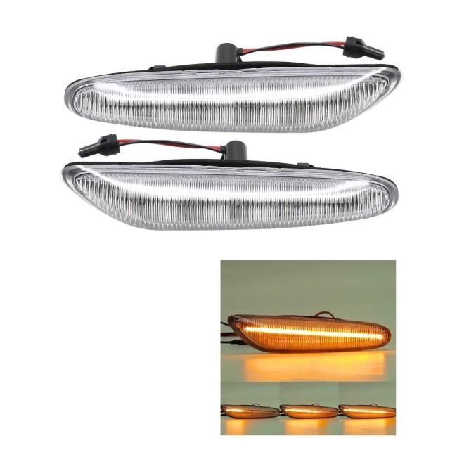 Dynamic LED side indicators for BMW E81 / E82 / E87 / E88 (04-13), white