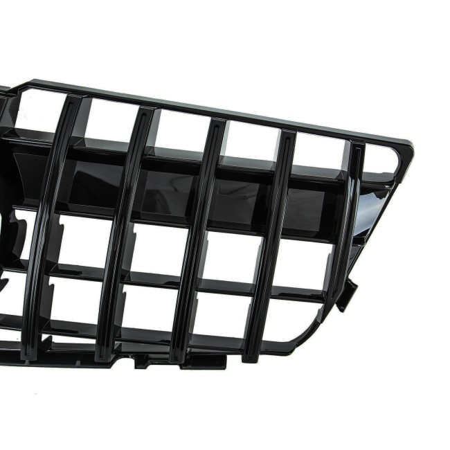 Front grille for Mercedes-Benz GLK X204 (08-12), glossy black - Bilde 2