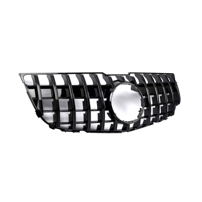 Front grille for Mercedes-Benz GLK X204 (08-12), glossy black