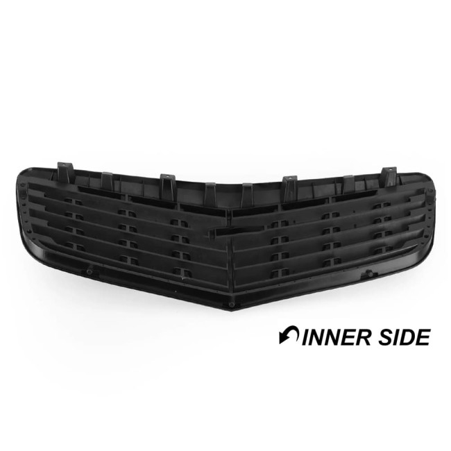 Front Grille for Mercedes-Benz W211 facelift (06-09), glossy black - Bilde 2