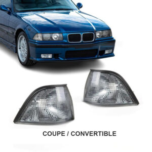 Front Indicators set for BMW E36 Coupe / Cabrio, smoked