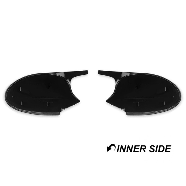 M style Mirror Caps set for BMW E81 / E82 / E87 / E88, glossy black - Bilde 3