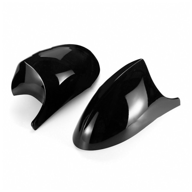 M style Mirror Caps set for BMW E81 / E82 / E87 / E88, glossy black - Bilde 4
