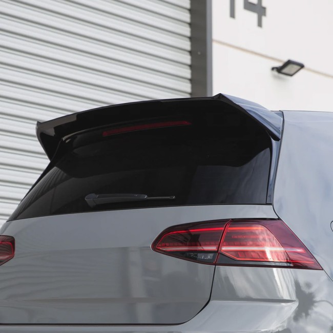 OSIR-inspired Roof Spoiler for VW Golf MK7 (13-19) GTI / GTD / GTE / R, glossy black - Bilde 6