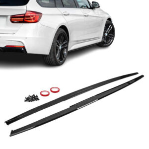 Performance Side Skirt Extensions for BMW F30 / F31, glossy black