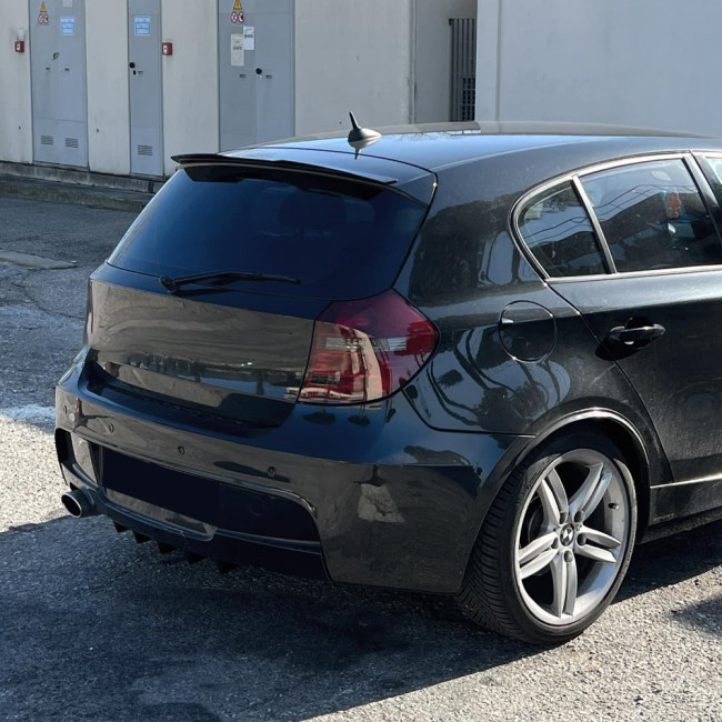 Roof Spoiler for BMW E81 / E87, glossy black - Bilde 2