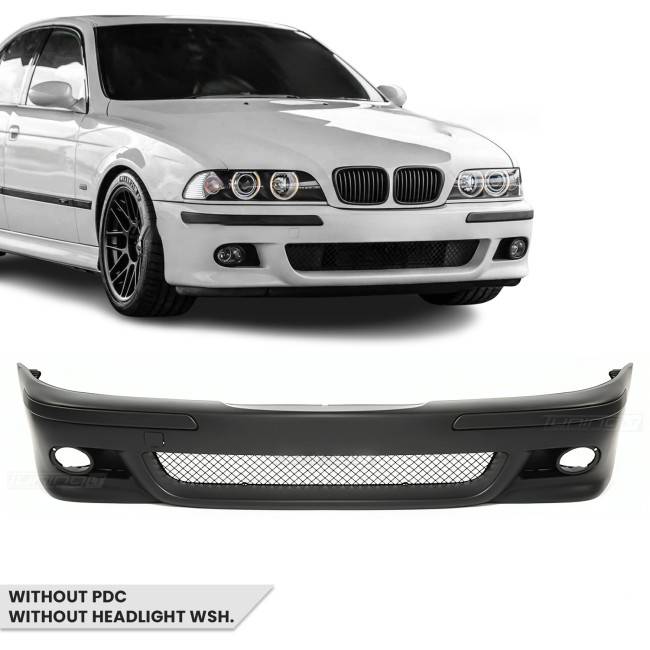 M Pack Front Bumper for BMW E39, without PDC, without headlight washers - Bilde 7