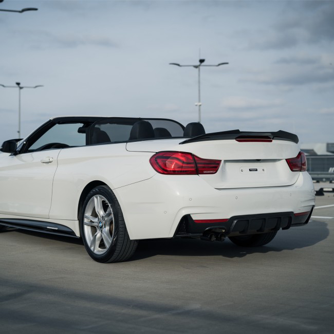 PSM style Trunk Spoiler for BMW F33 / F83 Convertible, glossy black - Bilde 2