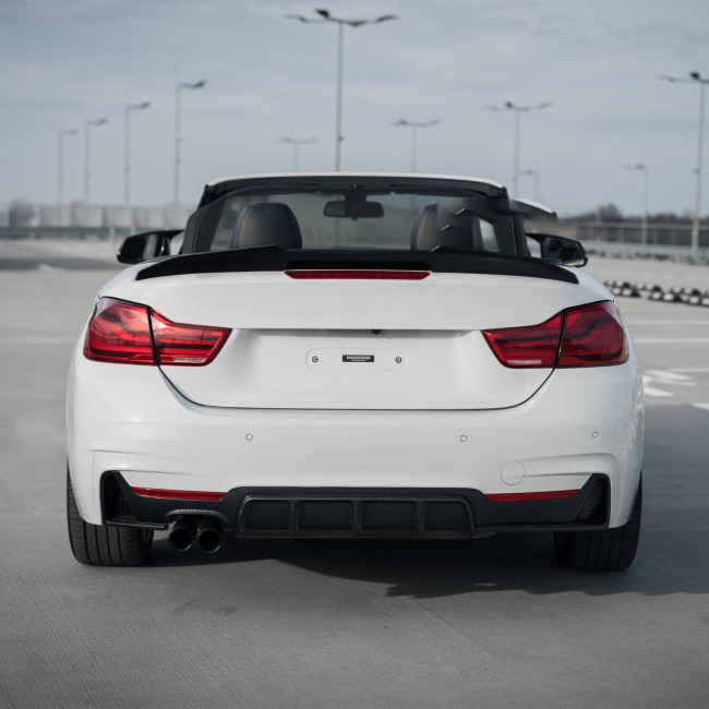 PSM style Trunk Spoiler for BMW F33 / F83 Convertible, glossy black - Bilde 10