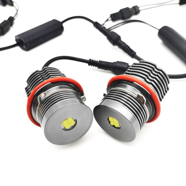 Angel Eyes LED Markers set - 25W for BMW E39 / E53 / E60 / E63 / E65 / E87, white - Bilde 5