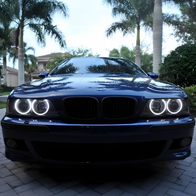 Angel Eyes LED Markers set - 25W for BMW E39 / E53 / E60 / E63 / E65 / E87, white - Bilde 3