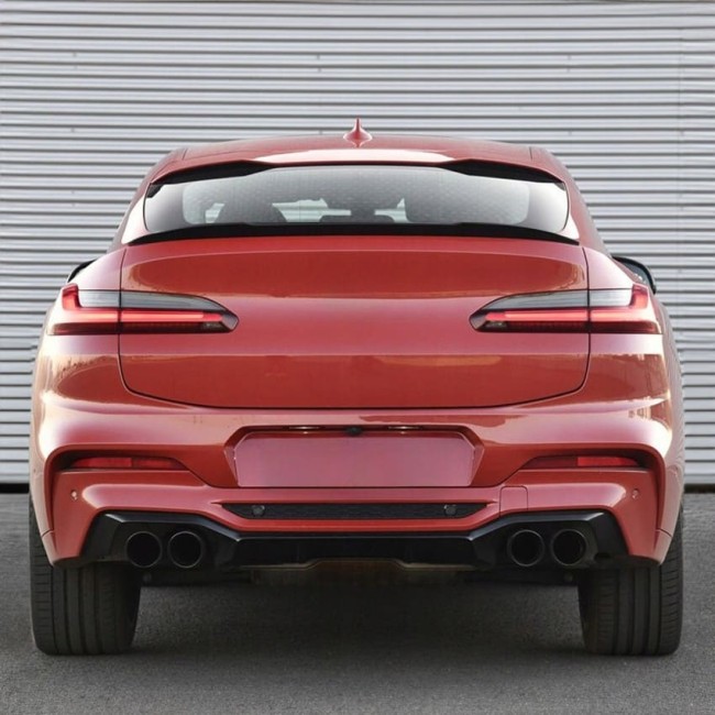Competition style Trunk Spoiler for BMW X4 G02, glossy black - Bilde 2