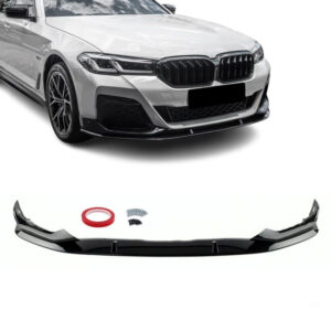 TN-LINE V2 Front Bumper Lip Spoiler for BMW G30 / G31 LCI (21-23), glossy black