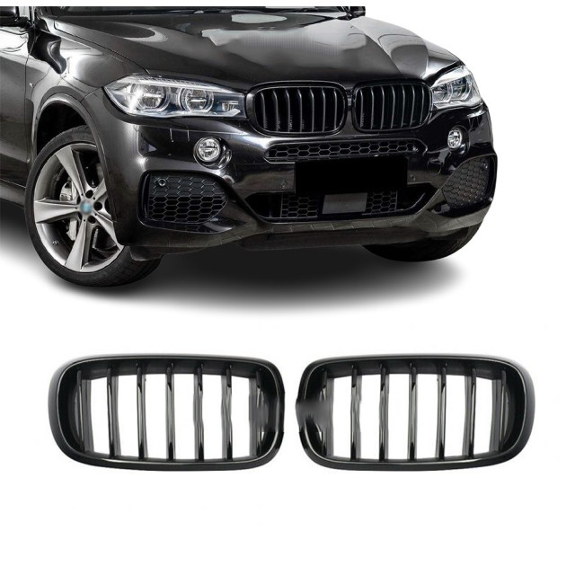Kidney Grille for BMW F15 X5 / F16 X6, glossy black