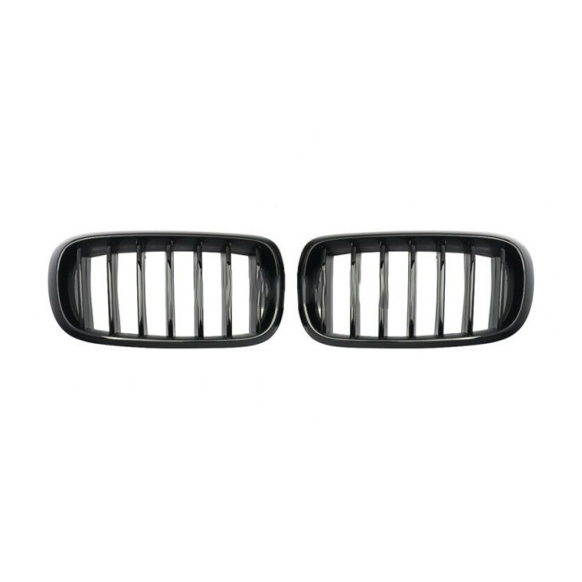 Kidney Grille for BMW F15 X5 / F16 X6, glossy black - Bilde 3