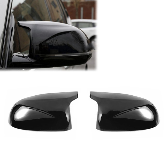 M style Mirror Caps set for BMW F15, F16, F25 LCI, F26, glossy black