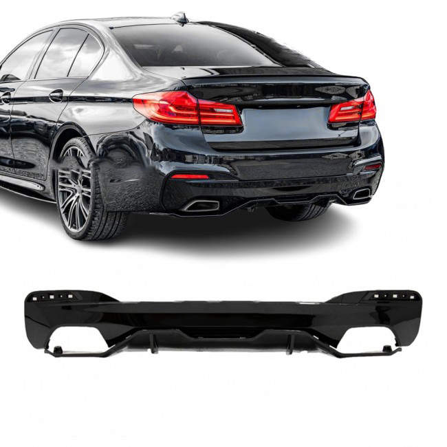 Performance diffuser for BMW G30 / G31, glossy black