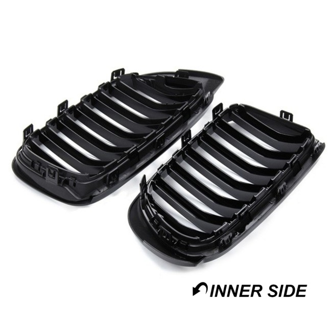Performance kidney grille for BMW X3 F25 LCI / X4 F26, glossy black - Bilde 3