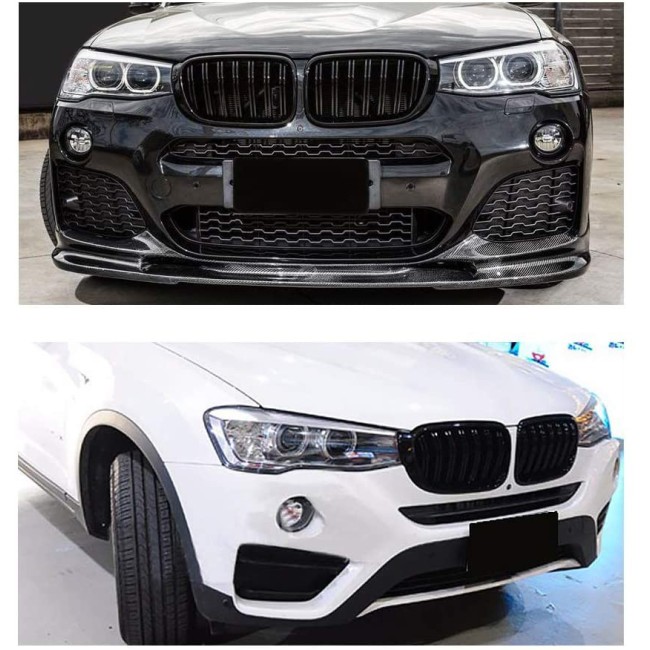 Performance kidney grille for BMW X3 F25 LCI / X4 F26, glossy black - Bilde 5