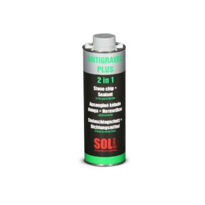 SOLL ANTIGRAVEL PLUS overpaintable stone chip and seam sealer in one, grey 1ltr