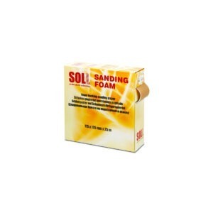 SOLL Abrasive sponge in roll 115x125mm 25m, color yellow P-600