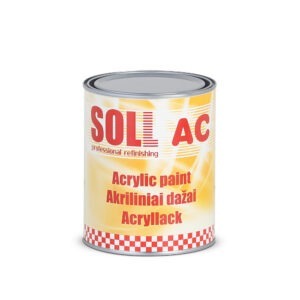 SOLL Acrylic lacquer 2:1 RAL 9005 Black matt 1l