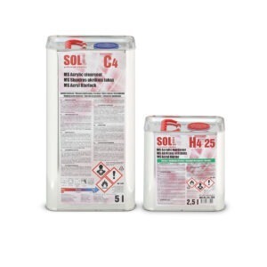SOLL C4 MS Acrylic clearcoat with H4 25 normal hardener 7.5ltr