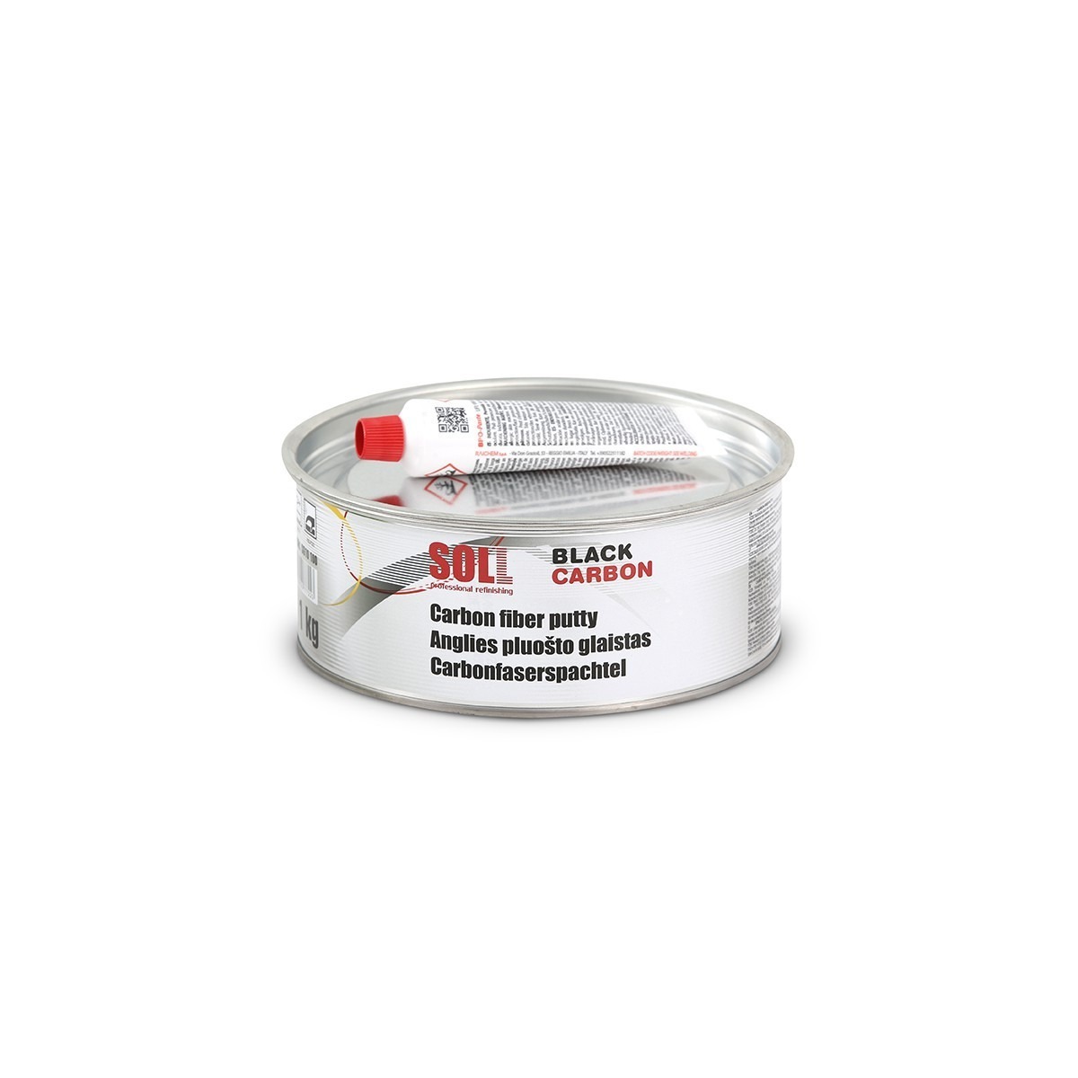 SOLL CARBON BLACK Carbon putty 1kg