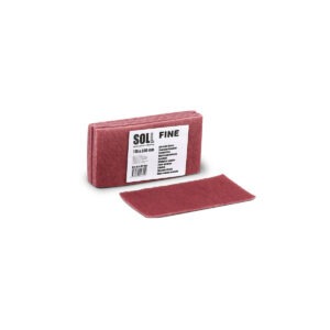 SOLL FINE Flexible non-woven abrasive sheet 115mm x 230mm, red
