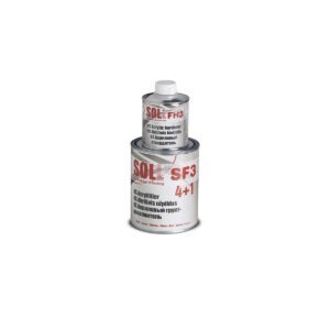 SOLL HS SF3 Acrylic filler with hardener FH3, color black 1.25l
