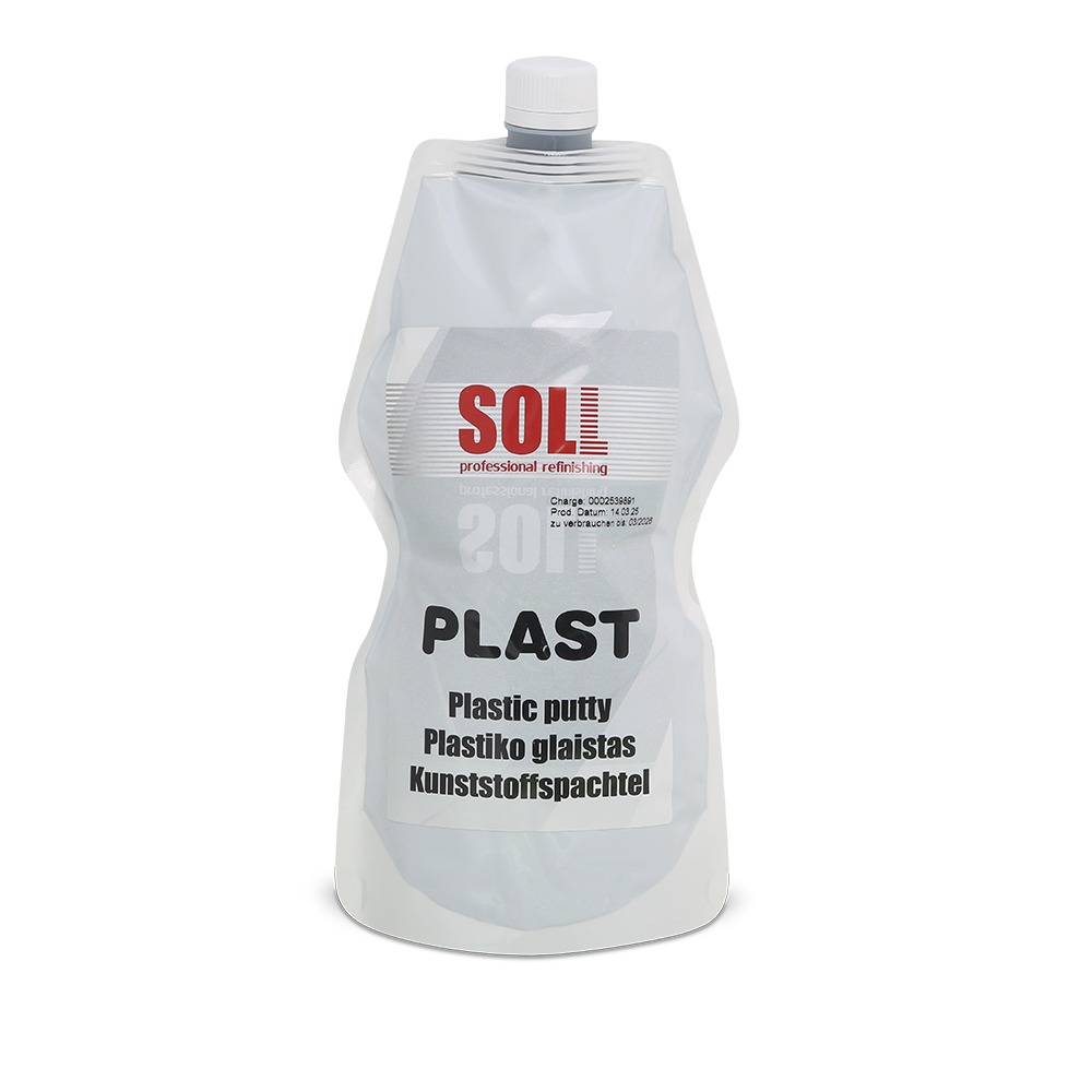 SOLL PLAST Plastic putty, color dark grey, 1 ltr